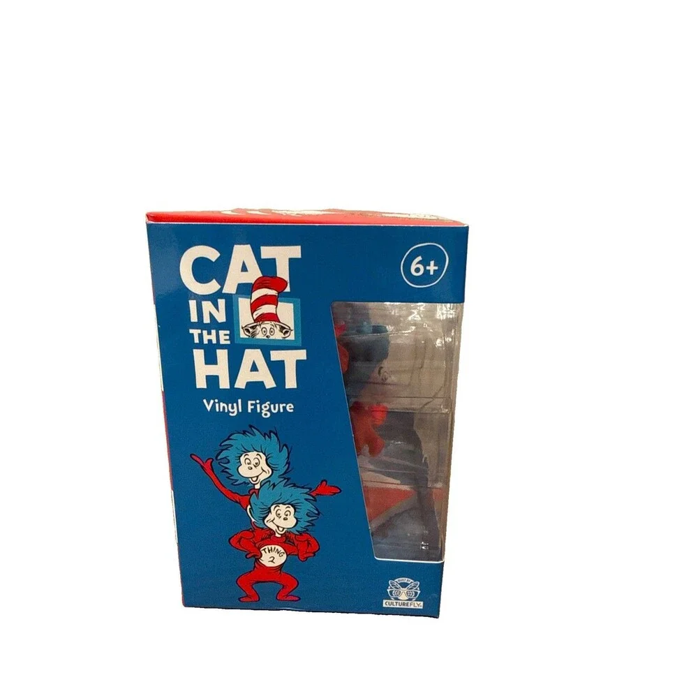 CultureFly Dr. Seuss Thing 1 & Thing 2 Vinyl Figures 2-Pack 4.5in Age 6+